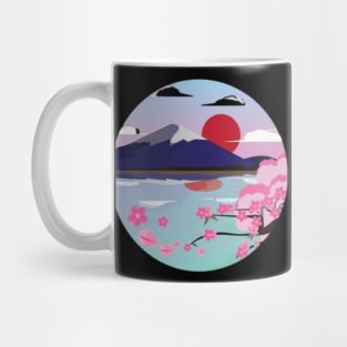 Mount Fuji sakura Mug